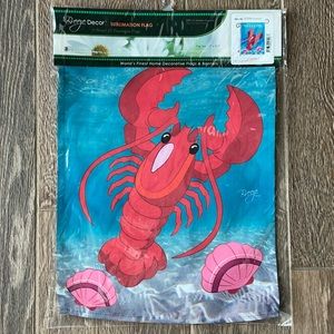 NWT  Garden Flag Lobster Welcome